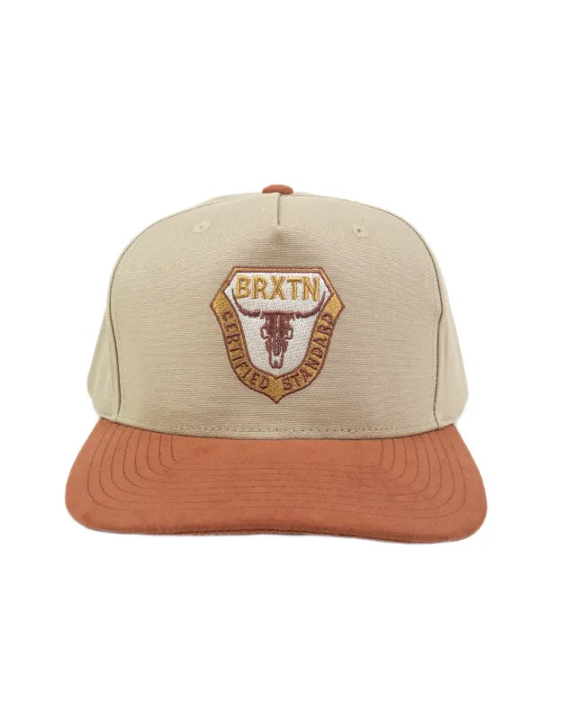 Brixton Fraser Snapback keps i beige, produktbild 2