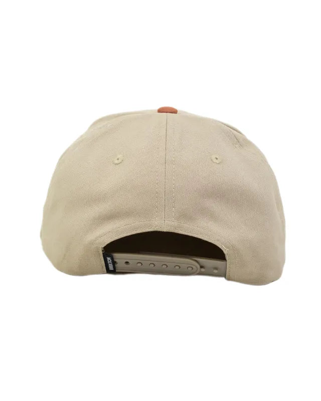 Brixton Fraser Snapback keps i beige, produktbild 4