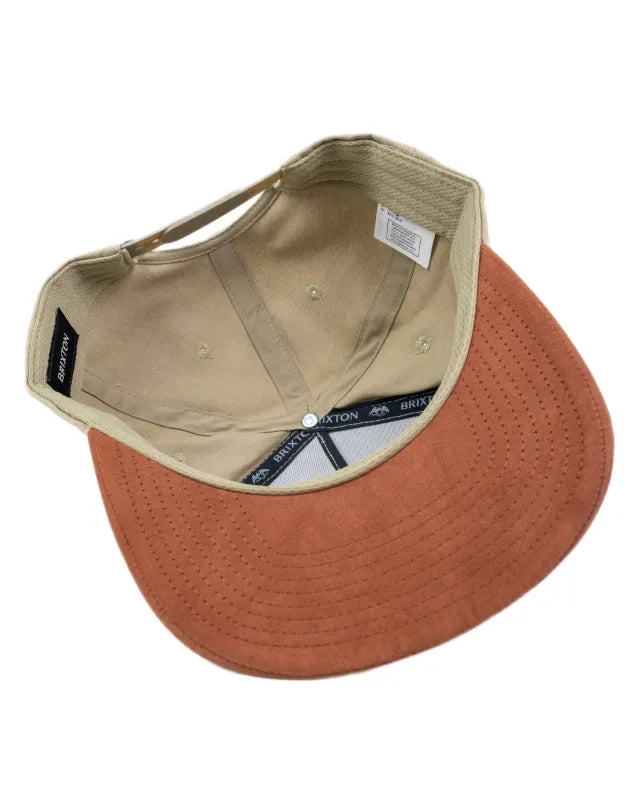 Brixton Fraser Snapback keps i beige, produktbild 5