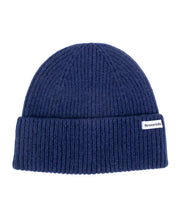 Resteröds Wool Beanie mössa i marinblå ull, produktbild
