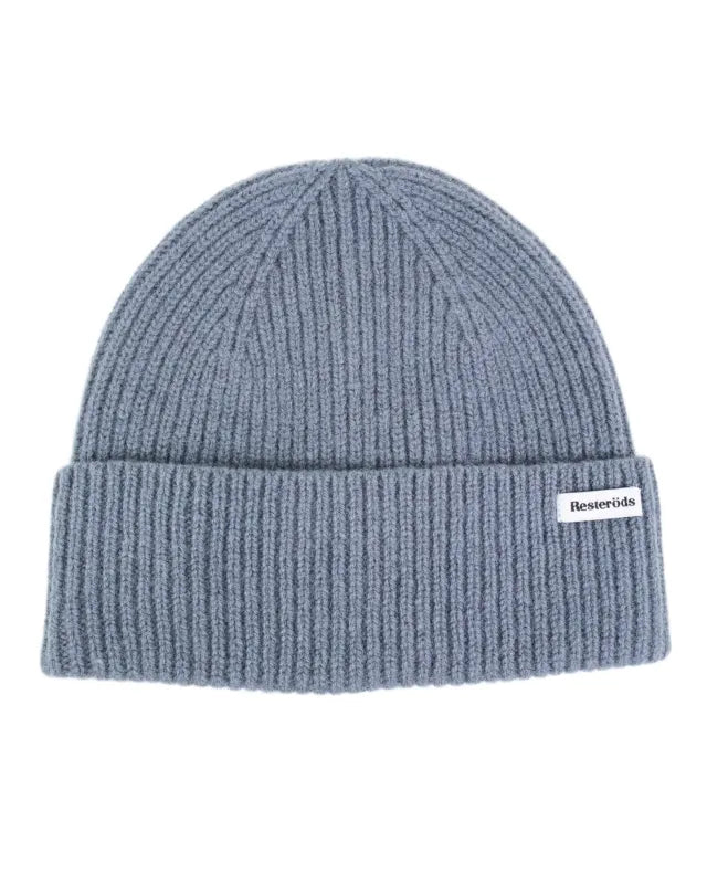 Resteröds Wool Beanie mössa i grå ull, produktbild