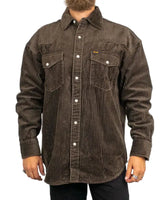 Wrangler - Skjorta Manchester - Western Shirt Coffee - Brun