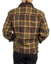 Wrangler Wool Trucker Jacket, detalj av sherpafoder och krage