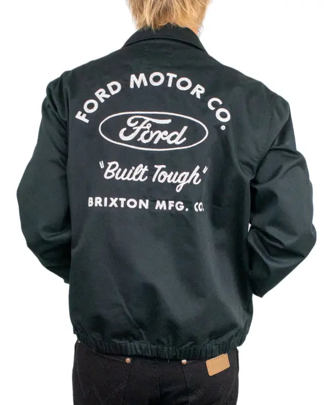 Brixton Ford Built Tough Harrington jacka, ryggtryck med Ford Motor Co och Built Tough