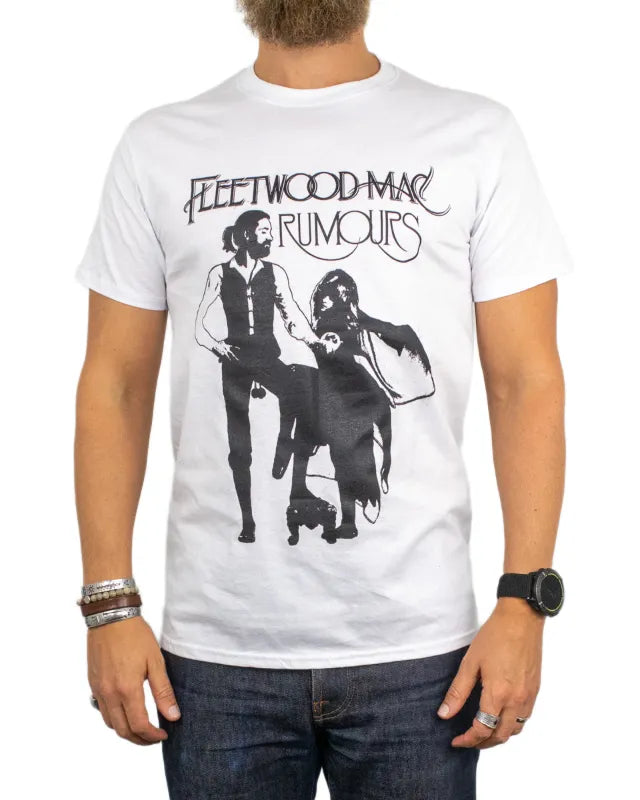 Band Tee - T-Shirt - Fleetwood Mac - Rumours - Vit