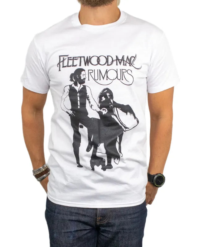 Band Tee - T-Shirt - Fleetwood Mac - Rumours - Vit