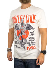 Band Tee - T-Shirt - Mötley Crüe - Dr Feelgood Japanese Tour '90 - Vit