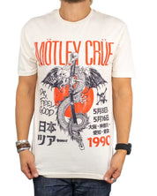 Band Tee - T-Shirt - Mötley Crüe - Dr Feelgood Japanese Tour '90 - Vit
