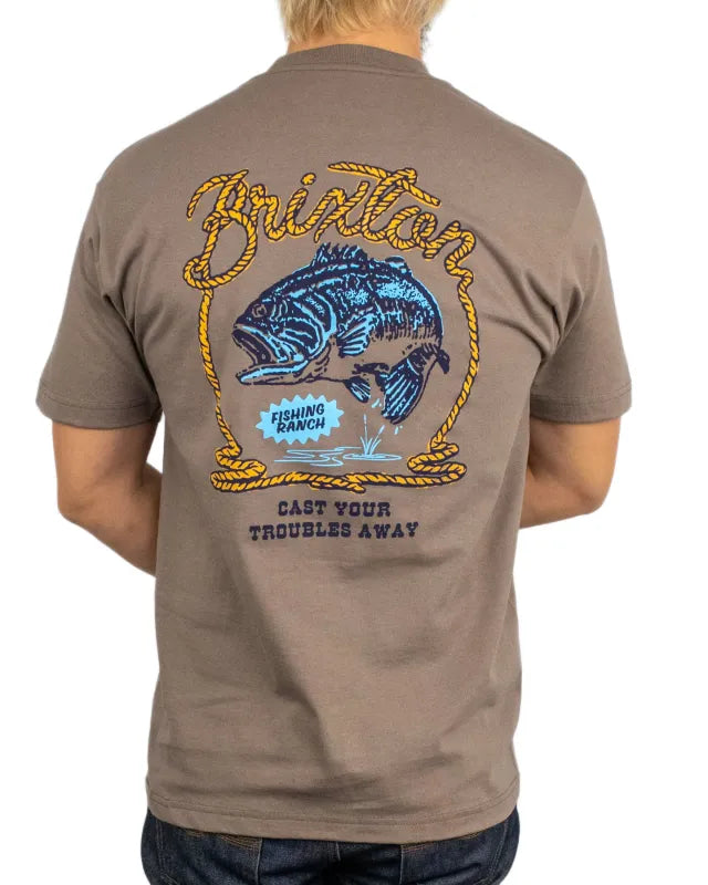 Brixton - T-shirt - Cast Standard Tee Earth - Brun