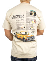 Brixton - T-shirt - Ford 71 Pickup Wimbledon White - Vit