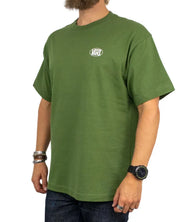 Vans - T-shirt - Oval Logo Loose SS Tee - Grön