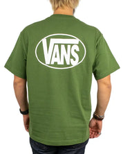 Vans - T-shirt - Oval Logo Loose SS Tee - Grön