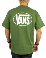 Vans - T-shirt - Oval Logo Loose SS Tee - Grön