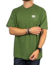 Vans - T-shirt - Oval Logo Loose SS Tee - Grön
