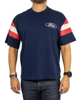 Brixton - T-shirt - Ford Built Tough Jersey American Navy - Blå