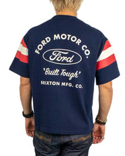 Brixton - T-shirt - Ford Built Tough Jersey American Navy - Blå