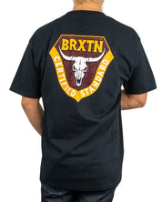 Brixton - T-shirt - Fraser Standard Tee Black - Svart