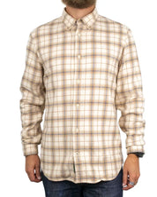 Timberland - Flanellskjorta - Check Shirt - Khaki / Beige