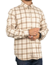 Timberland - Flanellskjorta - Check Shirt - Khaki / Beige