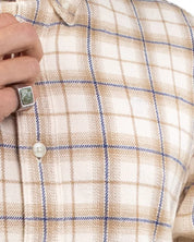 Timberland - Flanellskjorta - Check Shirt - Khaki / Beige