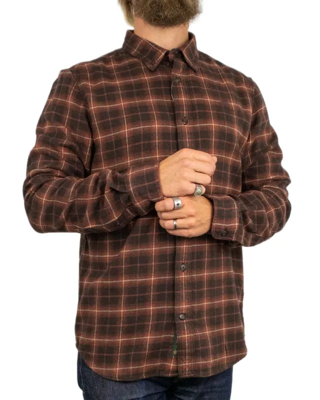 Timberland - Flanellskjorta - Check Shirt - Brun
