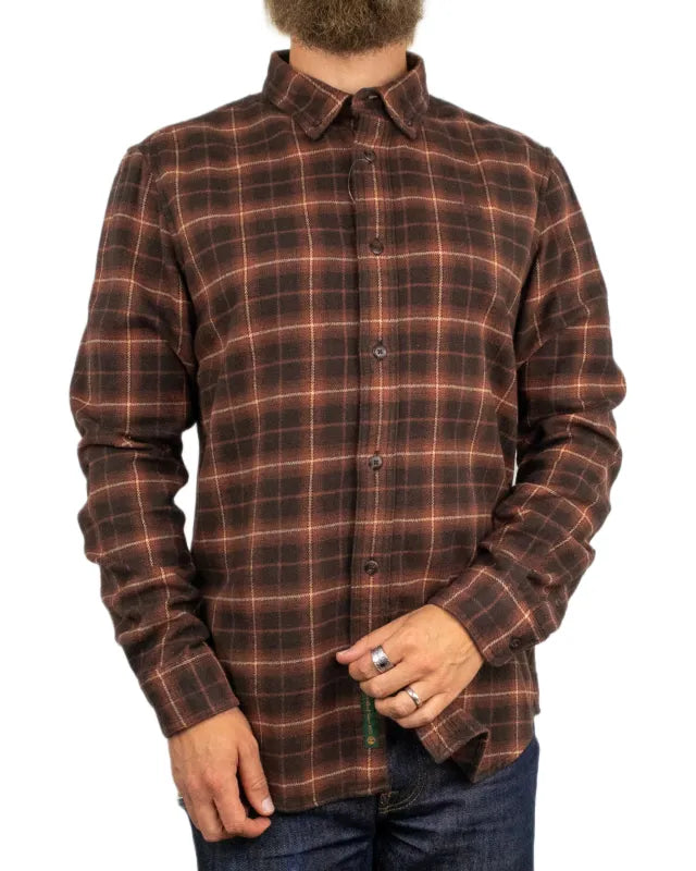 Timberland - Flanellskjorta - Check Shirt - Brun