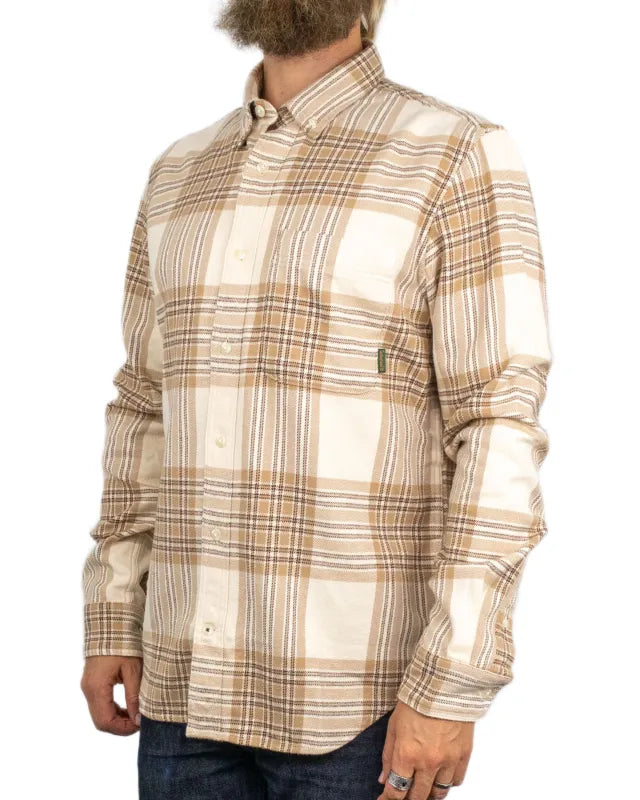 Timberland - Flanellskjorta - House Check - Khaki / Beige