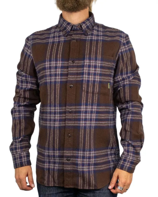 Timberland - Flanellskjorta - House Check - Brun