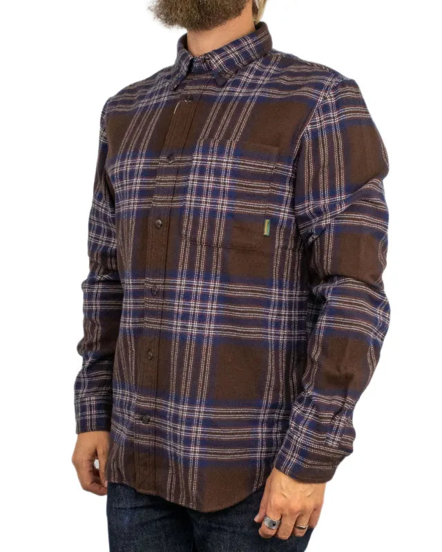 Timberland - Flanellskjorta - House Check - Brun