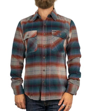 Brixton - Flanellskjorta - Bowery Flannel Multi Shadow - Flerfärgad
