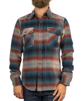 Brixton - Flanellskjorta - Bowery Flannel Multi Shadow - Flerfärgad
