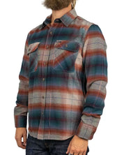 Brixton - Flanellskjorta - Bowery Flannel Multi Shadow - Flerfärgad