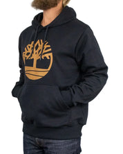 Timberland - Hoodie - Northwood Tree Logo Brushed Back - Svart