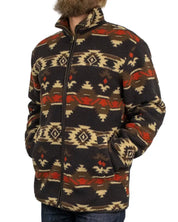 Wrangler - Fleecejacka - Sherpa Fleece Jacket Aztec Chocolat - Brun