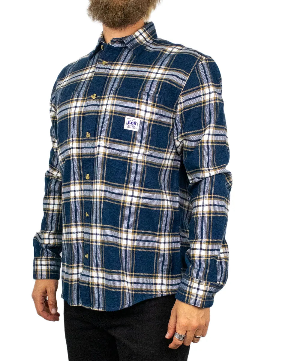Lee Jeans - Skjorta - Workwear Shirt 2.0 Insignia Blue - Blå