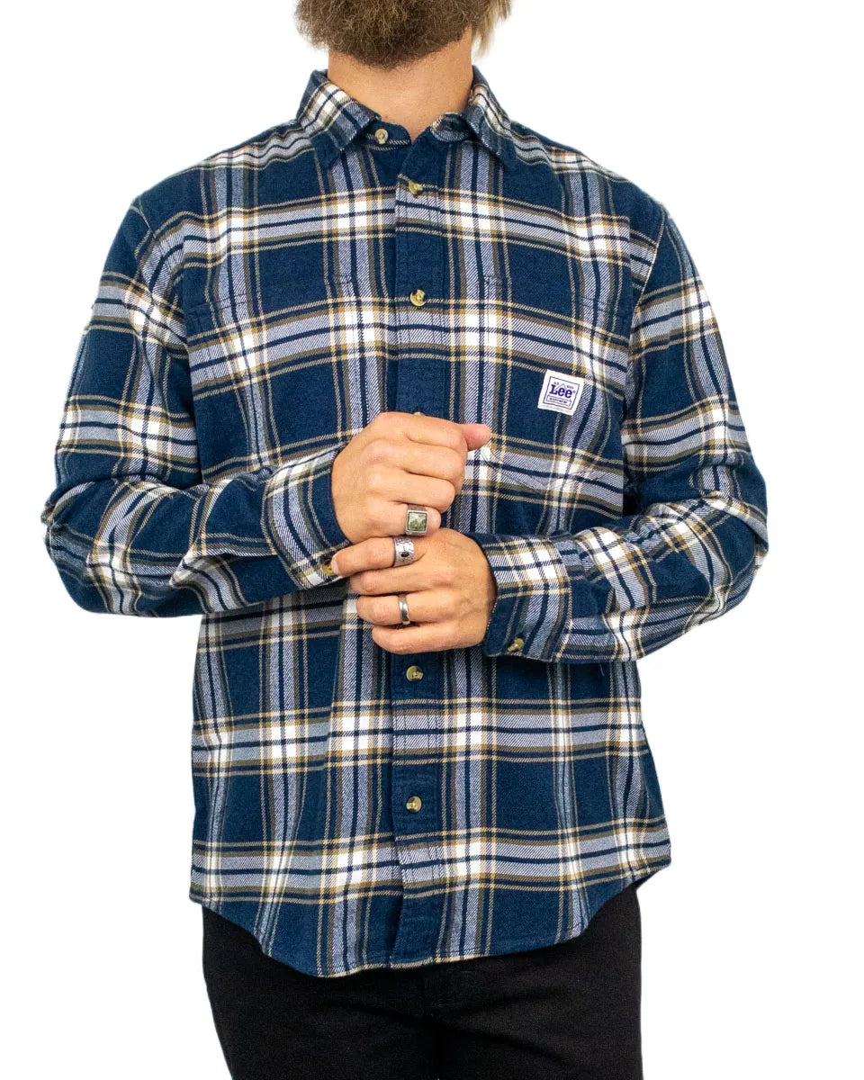 Lee Jeans - Skjorta - Workwear Shirt 2.0 Insignia Blue - Blå