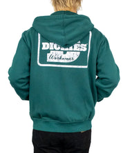 Dickies - Hoodie - Minden Zip - Grön
