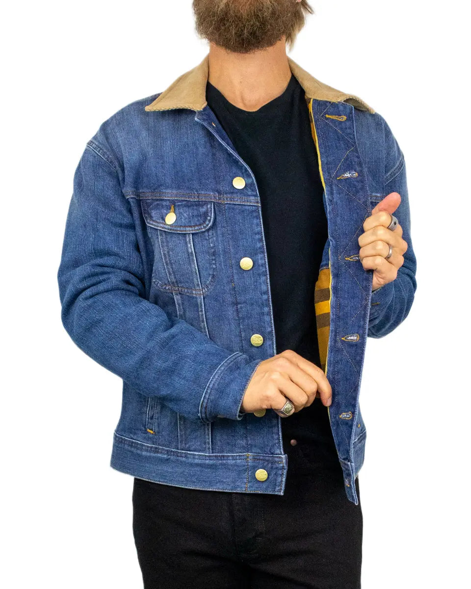 Lee Jeans - Jeansjacka - Storm Rider Golden Hour - Blå
