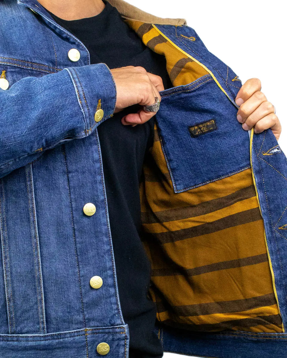 Lee Jeans - Jeansjacka - Storm Rider Golden Hour - Blå