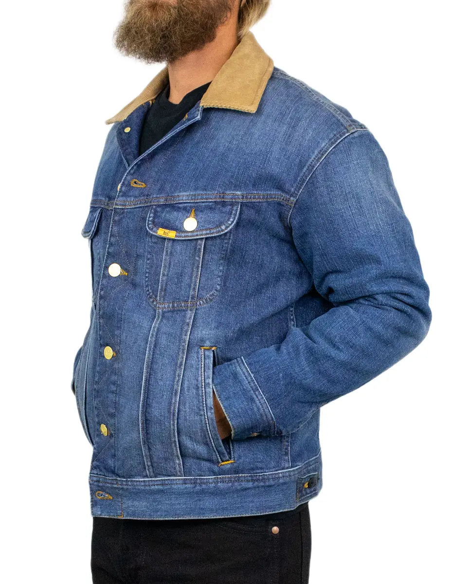 Lee Jeans - Jeansjacka - Storm Rider Golden Hour - Blå