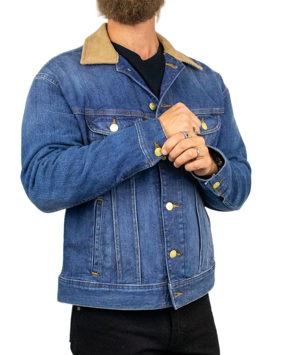 Lee Jeans - Jeansjacka - Storm Rider Golden Hour - Blå