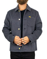 Lee Jeans - Jacka - Wool Jacket Grey Charcoal Heather - Grå