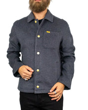 Lee Jeans - Jacka - Wool Jacket Grey Charcoal Heather - Grå