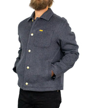 Lee Jeans - Jacka - Wool Jacket Grey Charcoal Heather - Grå