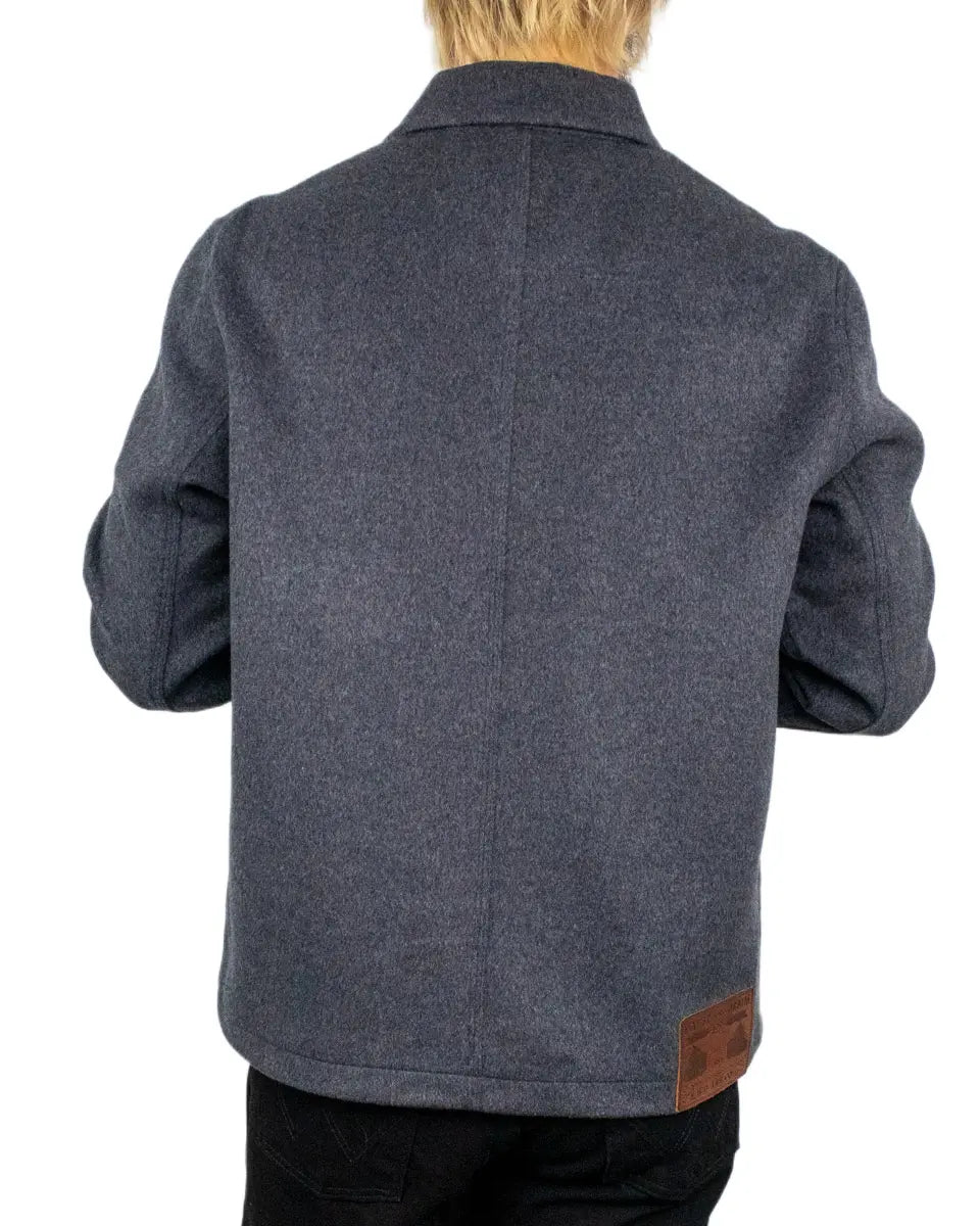 Lee Jeans - Jacka - Wool Jacket Grey Charcoal Heather - Grå