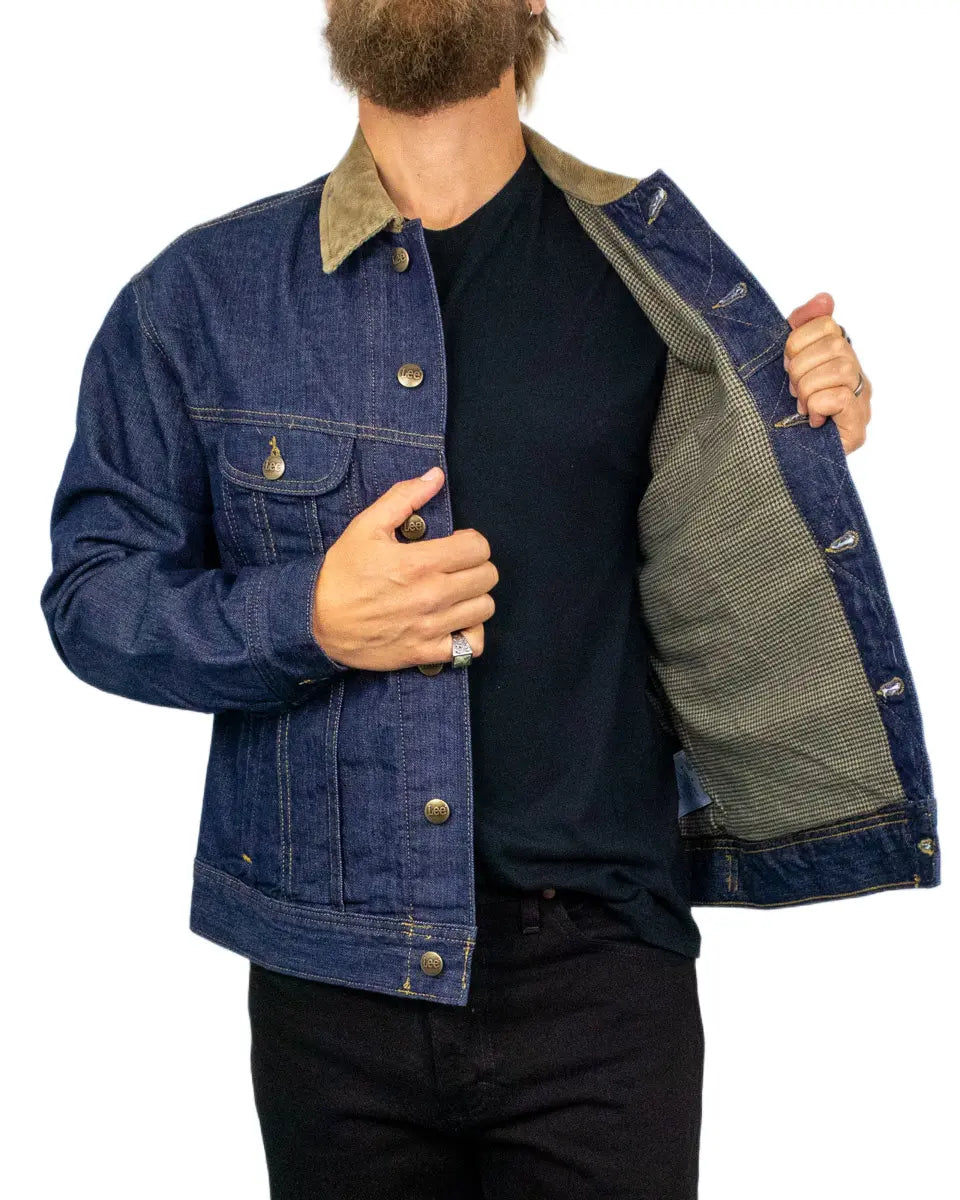 Lee Jeans - Jeansjacka - Storm Rider Brand Loyal - Blå