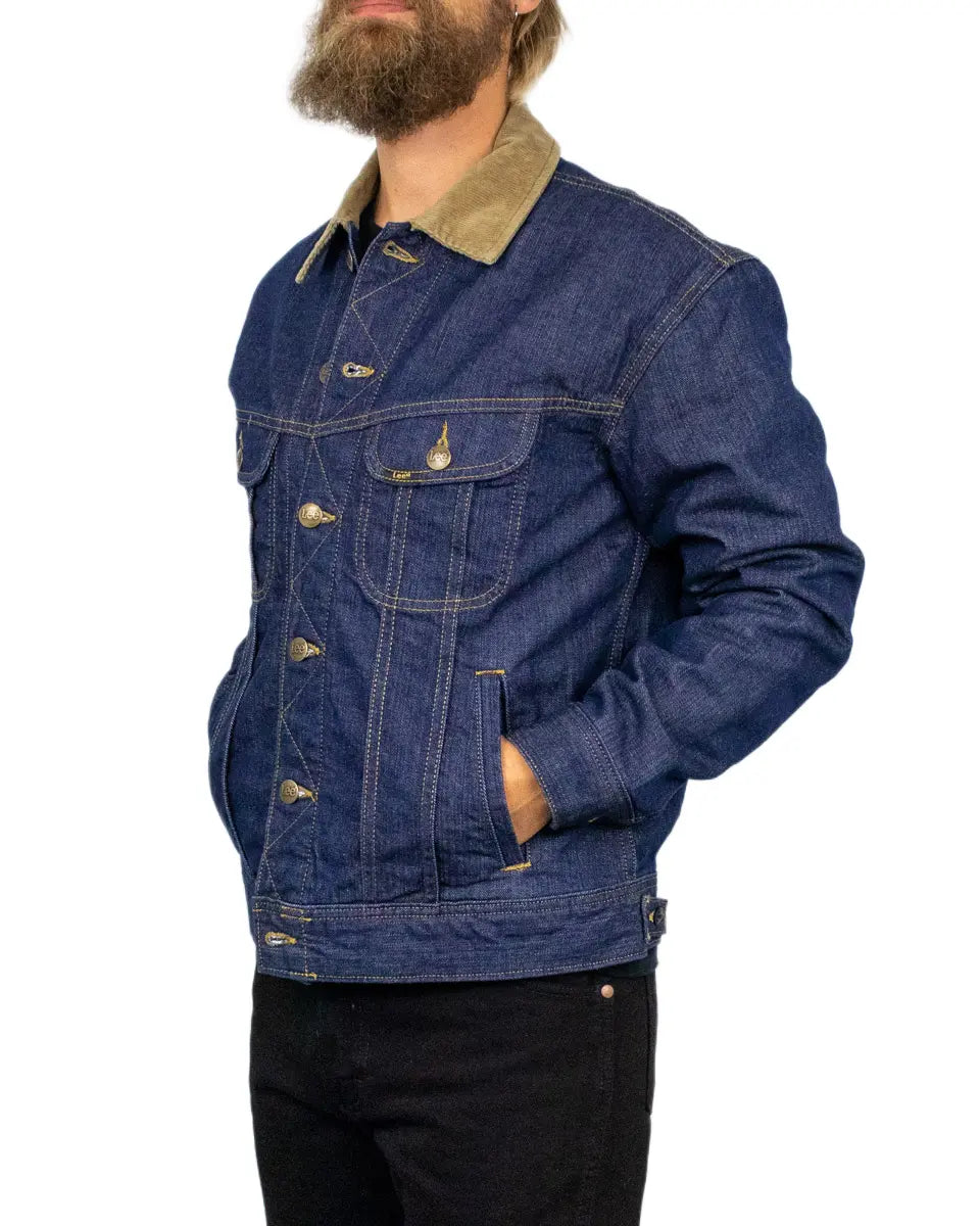 Lee Jeans - Jeansjacka - Storm Rider Brand Loyal - Blå