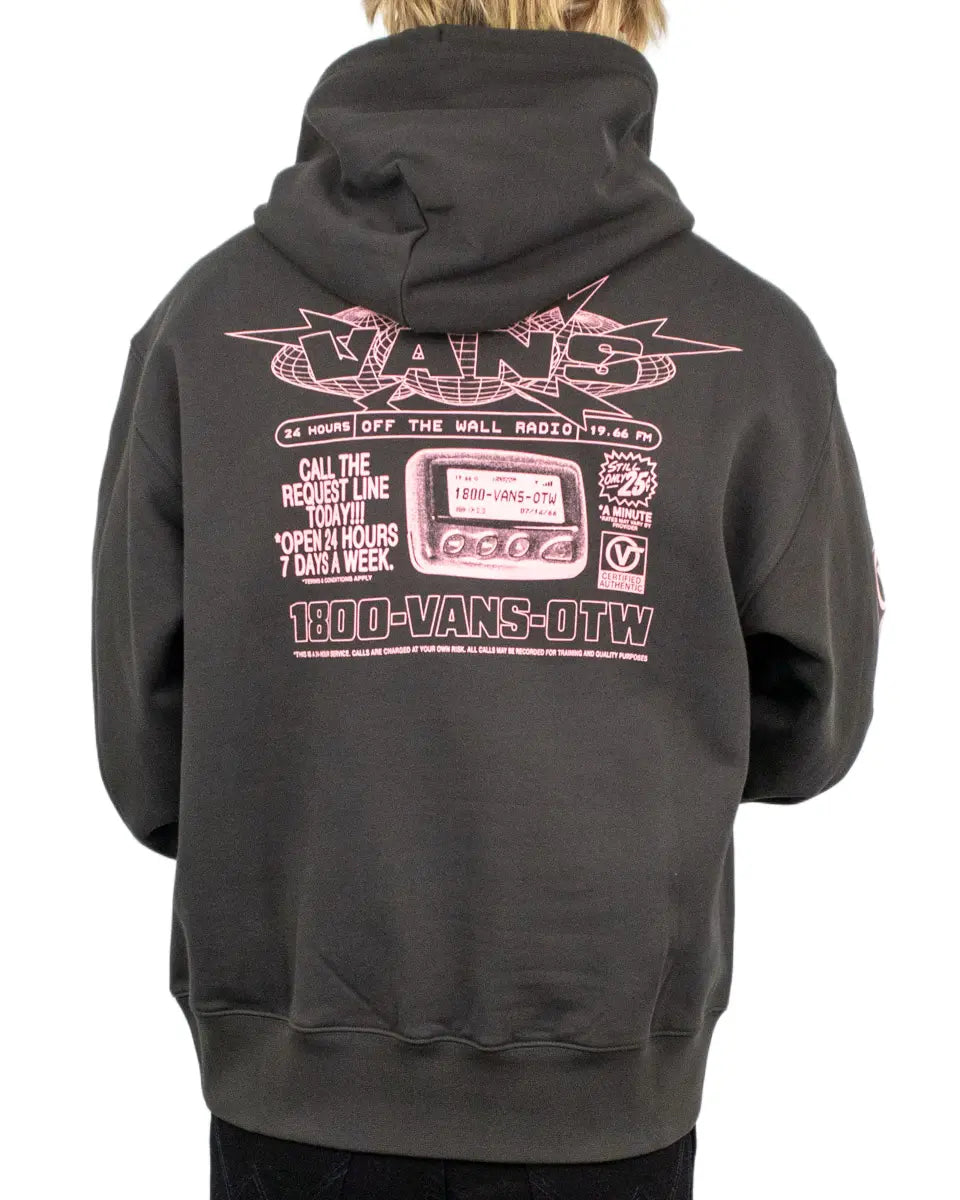 Vans - Hoodie - Hotline Radio Pullover - Svart