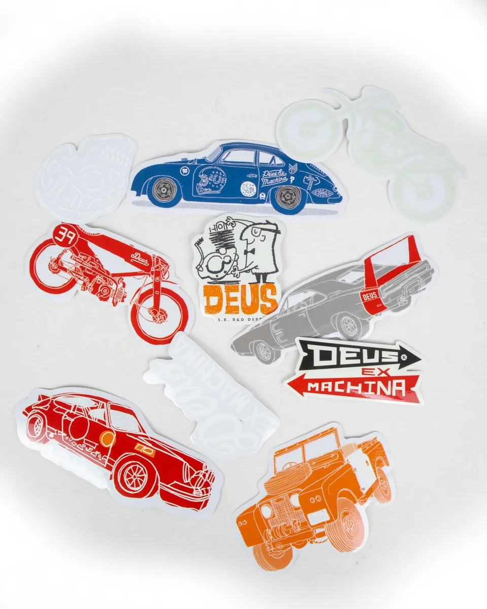 Deus Ex Machina - Sticker Pack - Classic - Flerfärgad