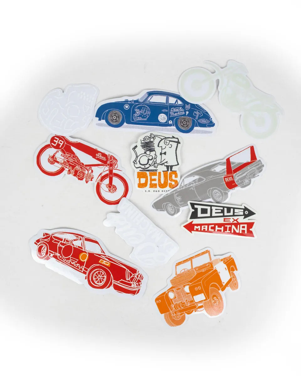 Deus Ex Machina - Sticker Pack - Classic - Flerfärgad